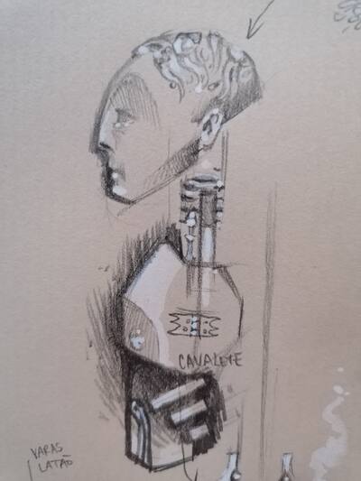 Marionetas em Fios de Tinta Marionetas em Fios de Tinta